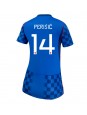 Billige Kroatia Ivan Perisic #14 Bortedrakt Dame VM 2026 Kortermet